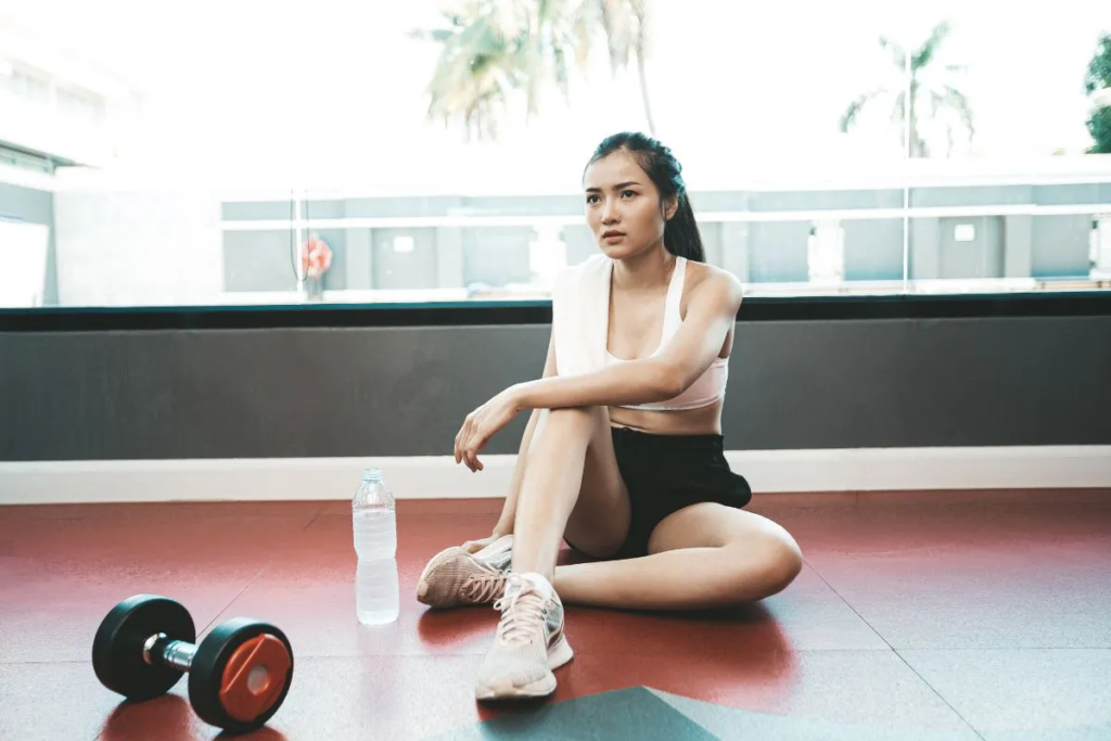 Beginner fitness guide with simple workout and health tips