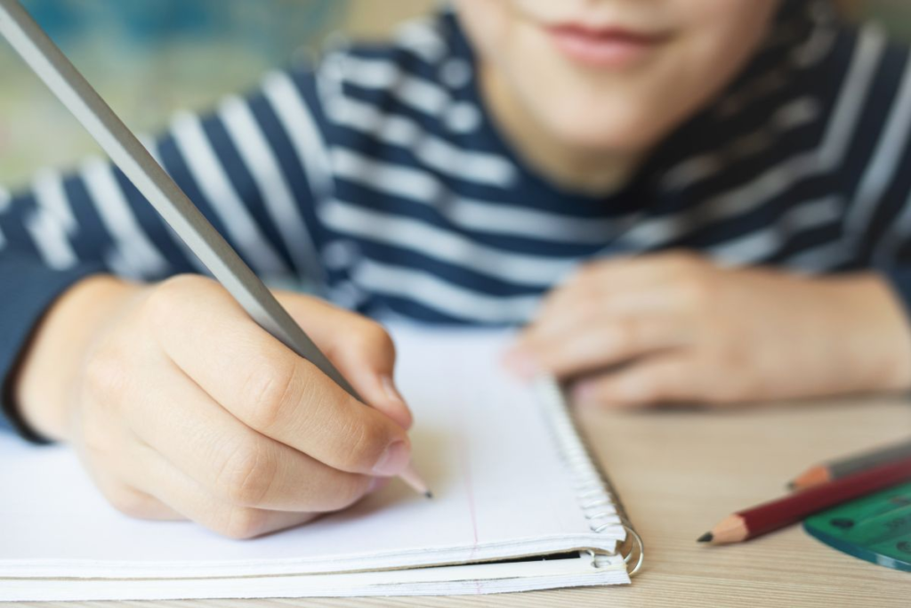 Writer creating a captivating story with creative ideas